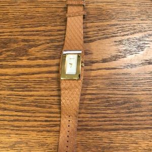 DKNY leather watch